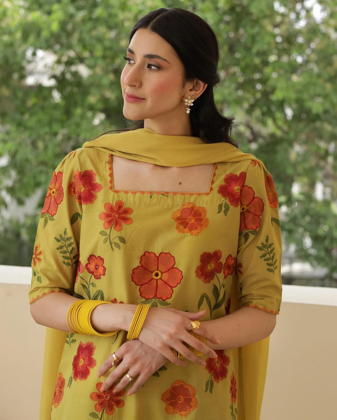Olive Yellow Outfit - LIBASENISA