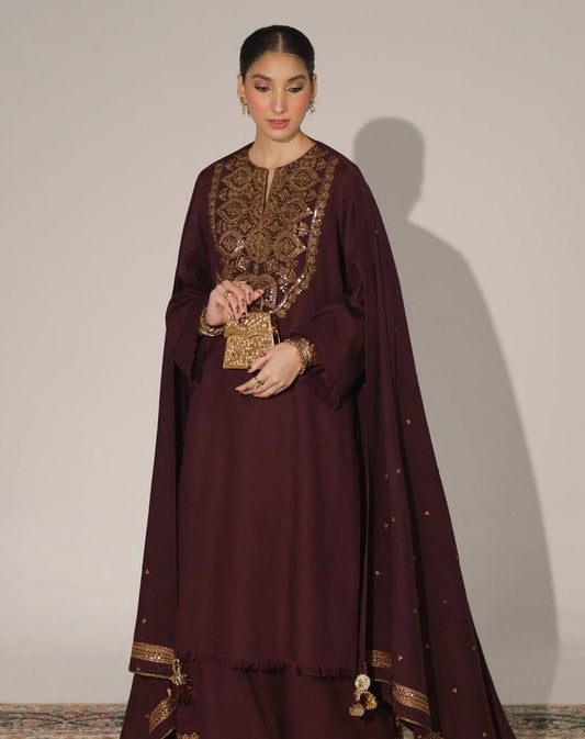 PLUM COTTON OUTFIT