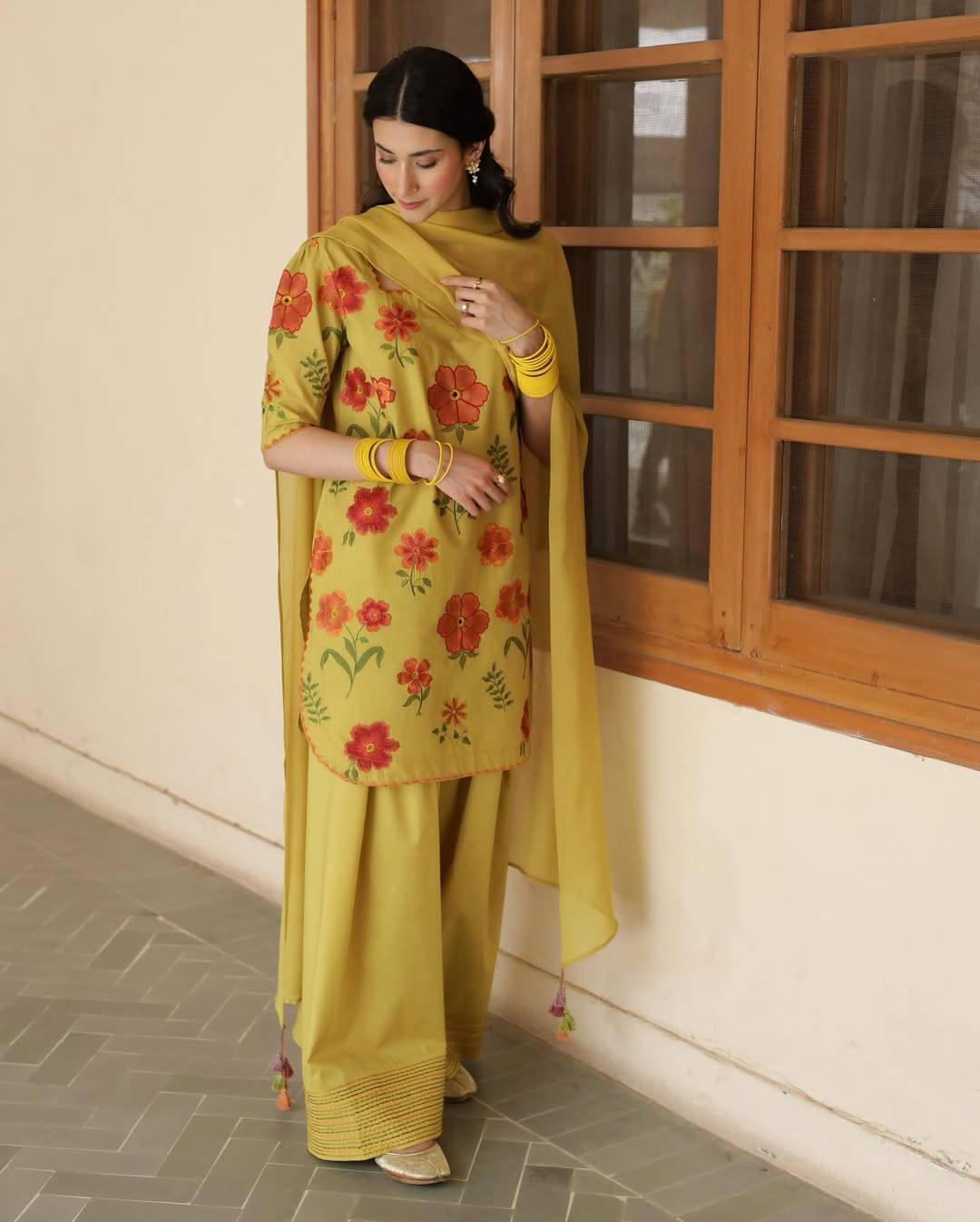 Olive Yellow Outfit