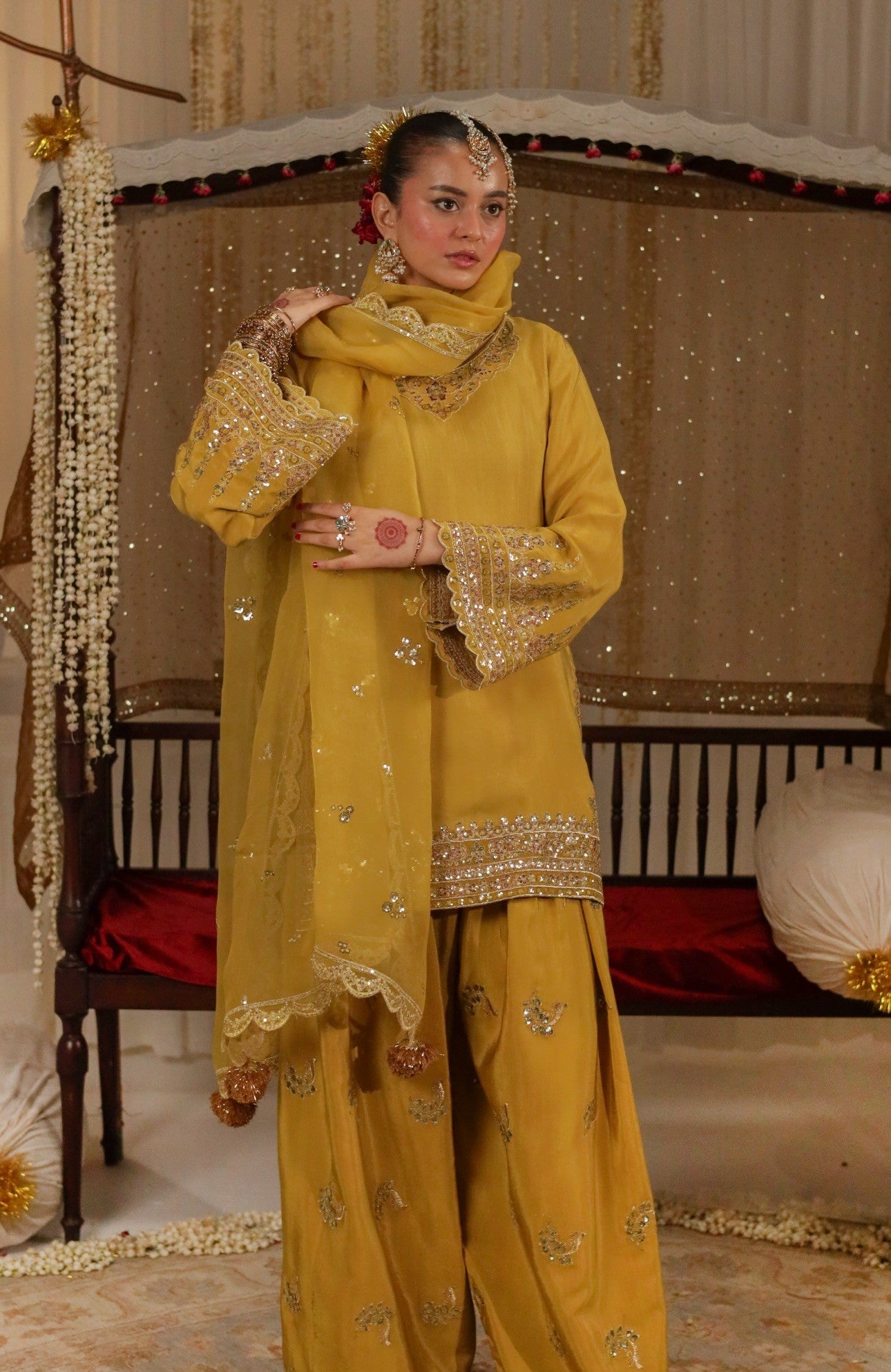 Butterscotch yellow Outfit