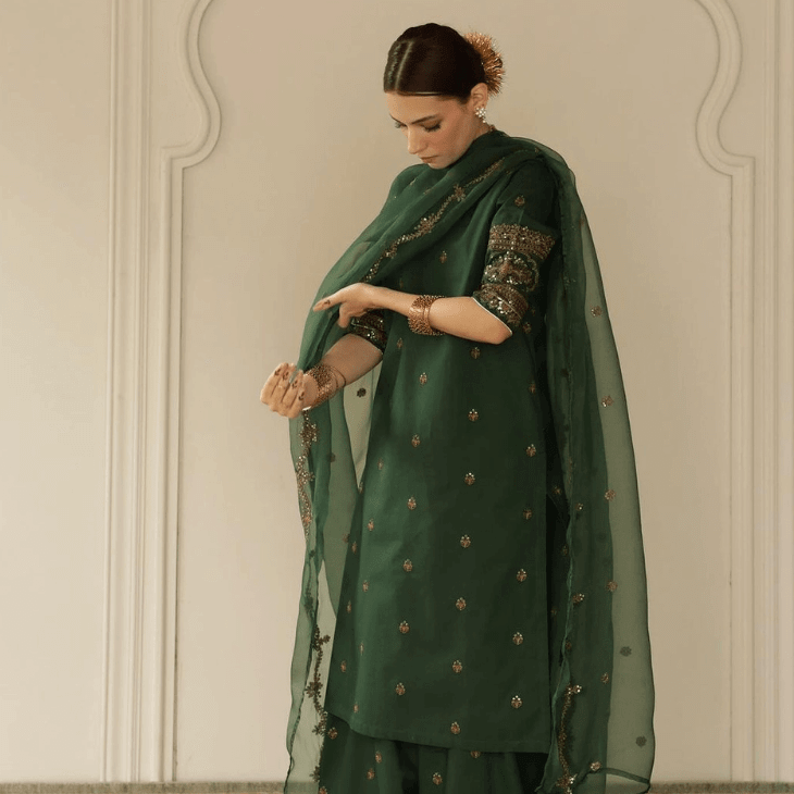 Green Dress - LIBASENISA