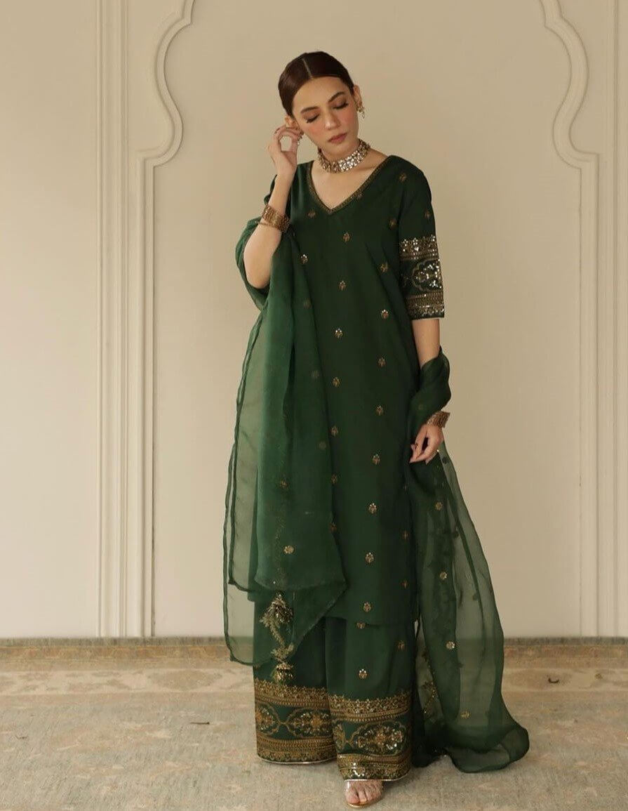 Green Dress - LIBASENISA